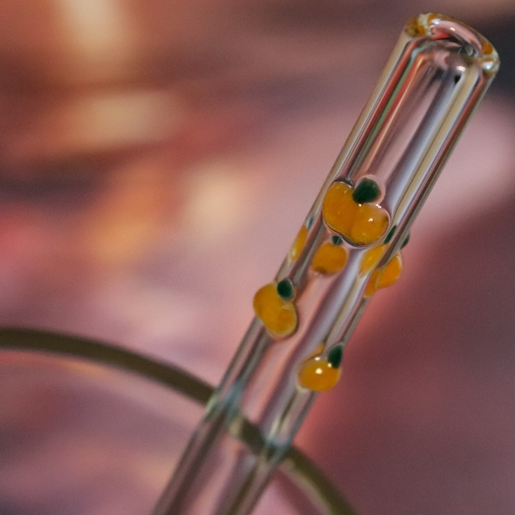 Ghosts & Pumpkins Glass Straw Set - Halloween - Picture 4 of 7